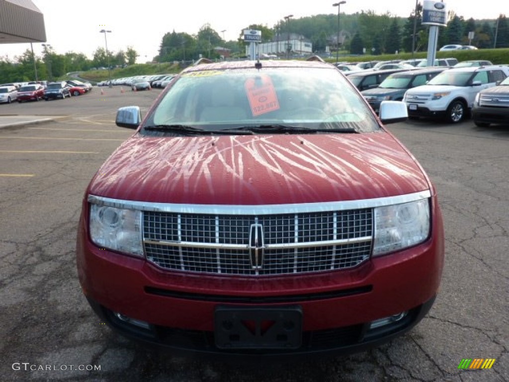 2007 MKX AWD - Vivid Red Metallic / Medium Camel photo #7