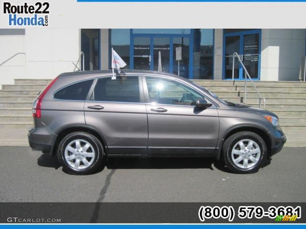 2009 CR-V EX-L 4WD - Urban Titanium Metallic / Black photo #2