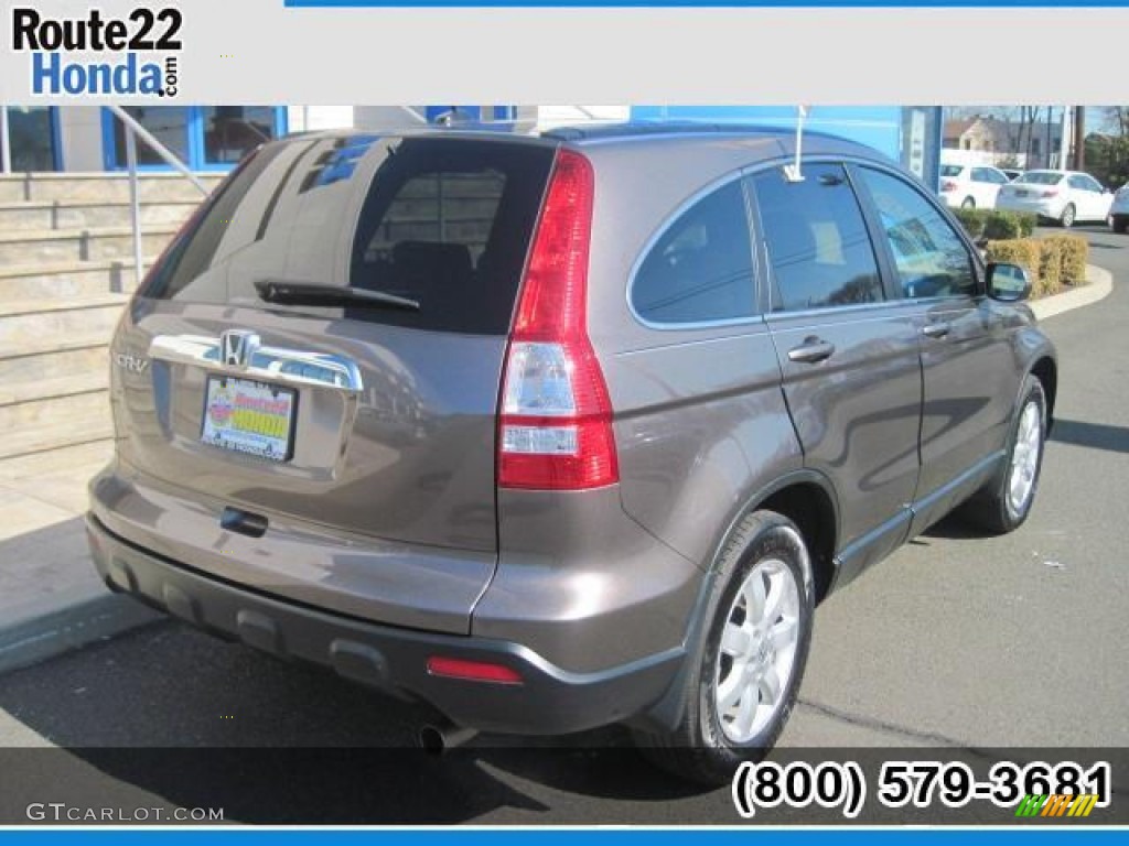 2009 CR-V EX-L 4WD - Urban Titanium Metallic / Black photo #3