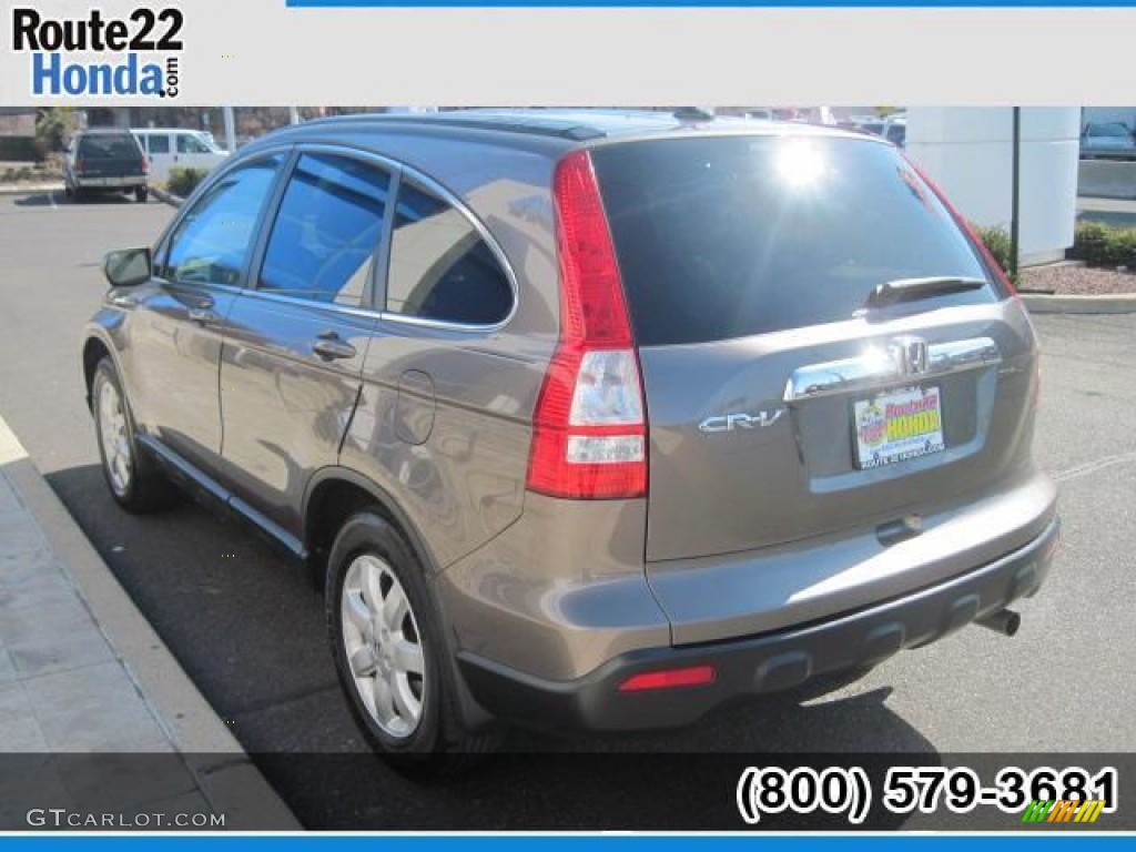 2009 CR-V EX-L 4WD - Urban Titanium Metallic / Black photo #5