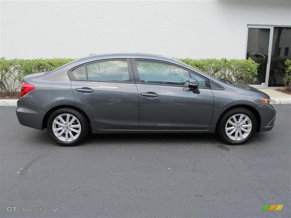 Polished Metal Metallic 2012 Honda Civic EX-L Sedan Exterior Photo #50713903