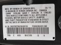 NH737M: Polished Metal Metallic 2012 Honda Civic EX-L Sedan Color Code