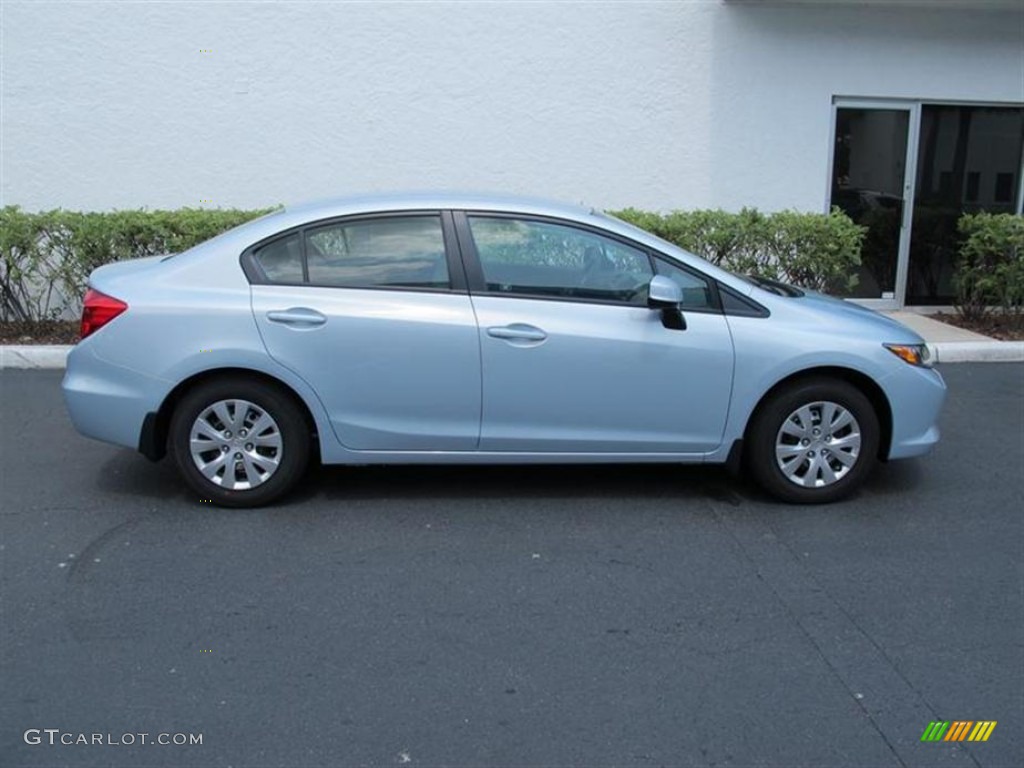 Cool Mist Metallic 2012 Honda Civic LX Sedan Exterior Photo #50714017