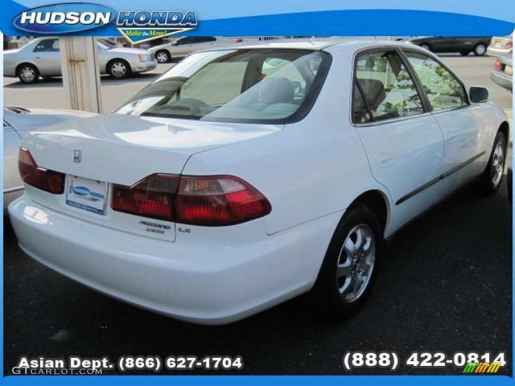 1998 Accord LX Sedan - Taffeta White / Quartz photo #4