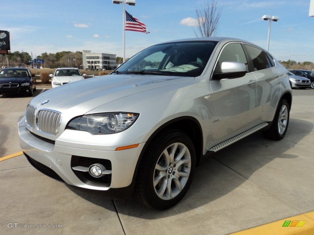 2011 X6 xDrive50i - Titanium Silver Metallic / Black photo #1