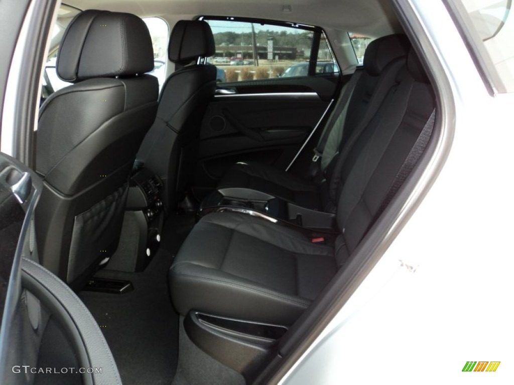 Black Interior 2011 BMW X6 xDrive50i Photo #50714269