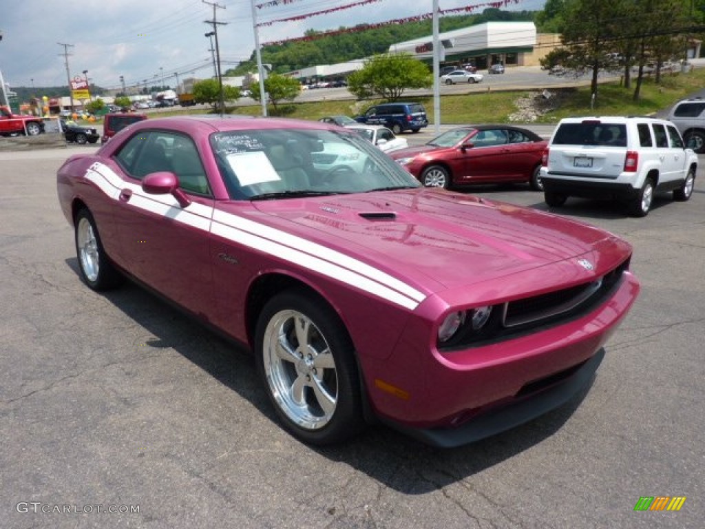 Furious Fuchsia 2010 Dodge Challenger R/T Classic Furious Fuchsia Edition Exterior Photo #50714347