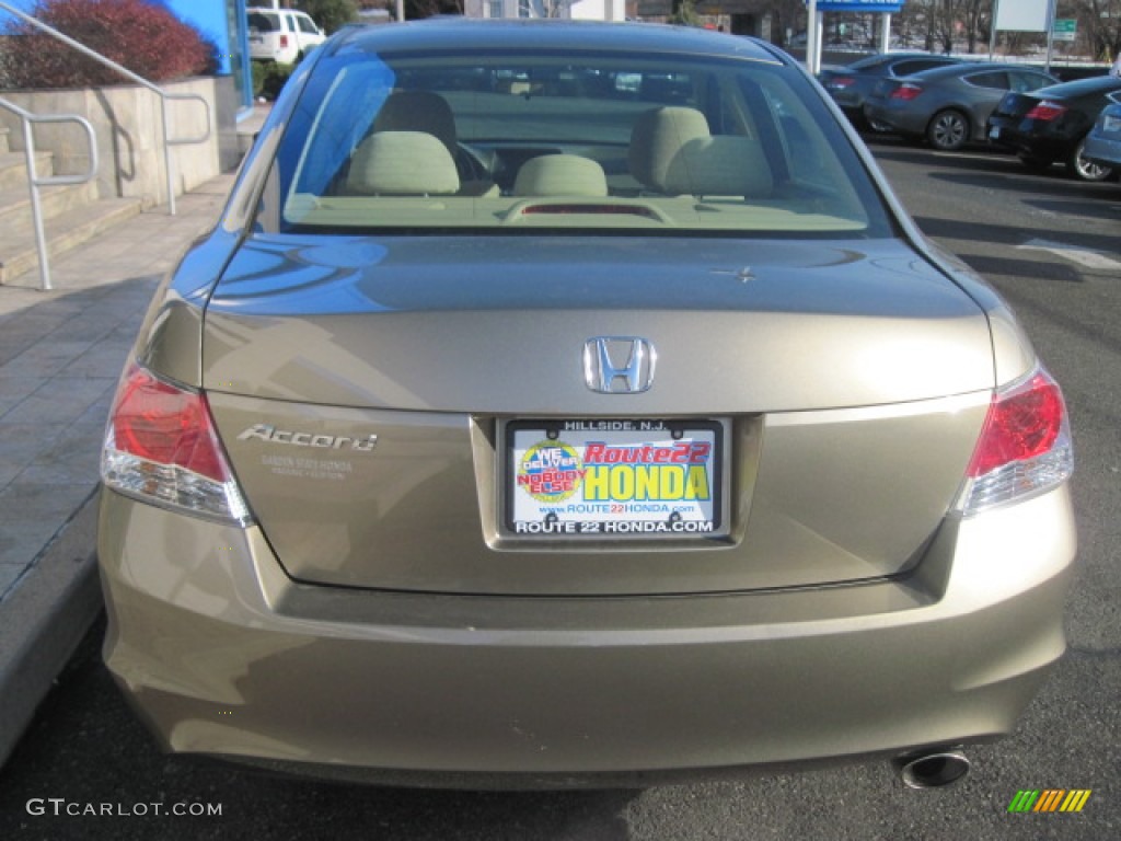 2010 Accord LX-P Sedan - Bold Beige Metallic / Ivory photo #4