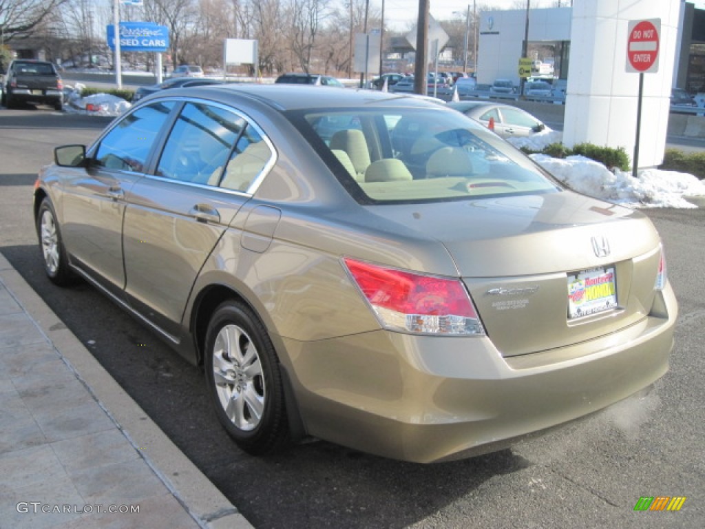 2010 Accord LX-P Sedan - Bold Beige Metallic / Ivory photo #5