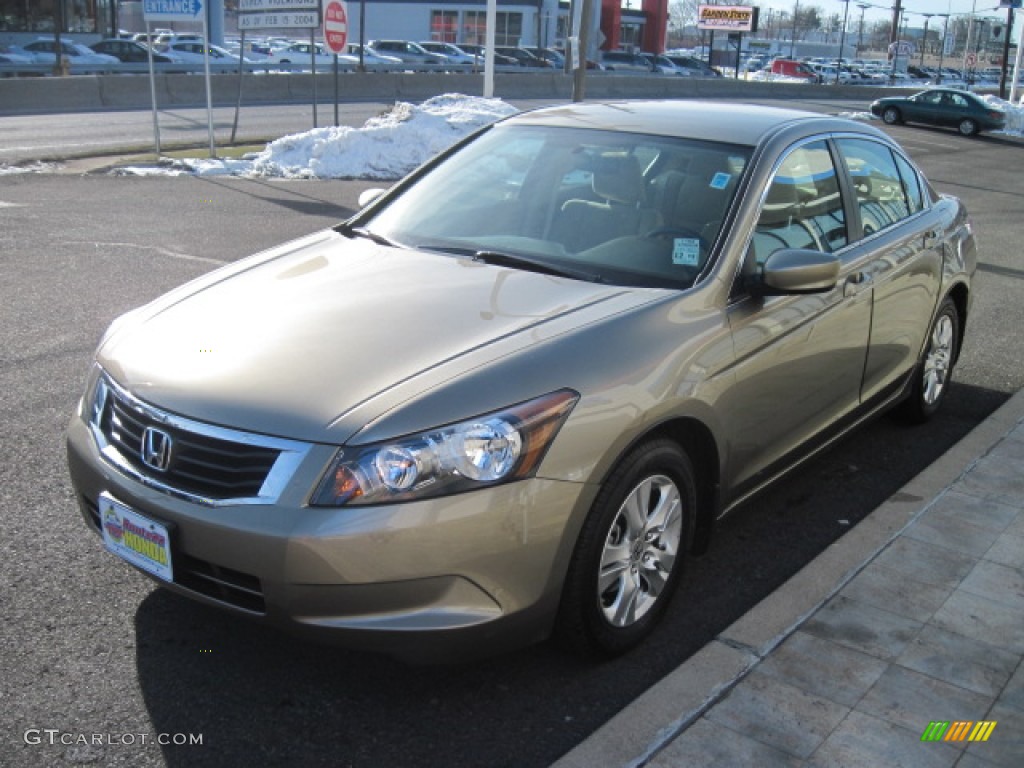 2010 Accord LX-P Sedan - Bold Beige Metallic / Ivory photo #6