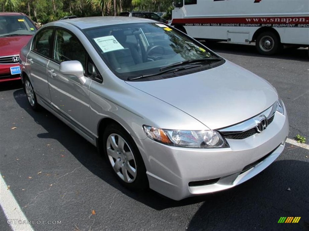 Alabaster Silver Metallic 2011 Honda Civic LX Sedan Exterior Photo #50714617