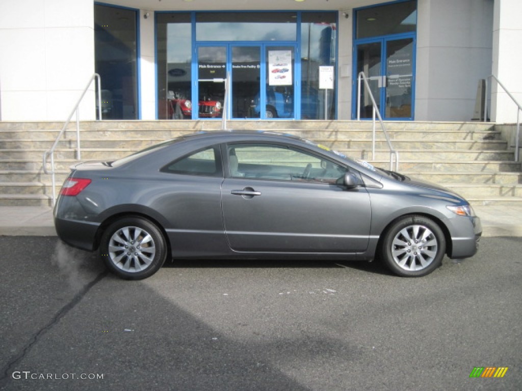 Polished Metal Metallic 2010 Honda Civic EX Coupe Exterior Photo #50714857