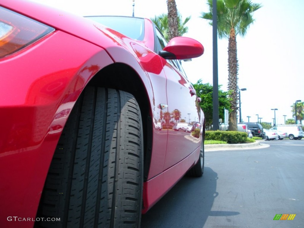 2008 3 Series 328i Sedan - Crimson Red / Gray photo #10