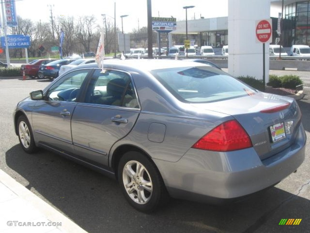 2007 Accord EX Sedan - Cool Blue Metallic / Gray photo #5