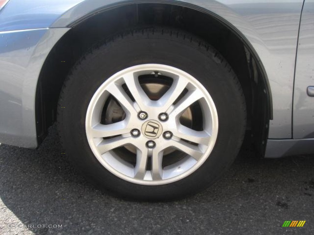 2007 Accord EX Sedan - Cool Blue Metallic / Gray photo #7