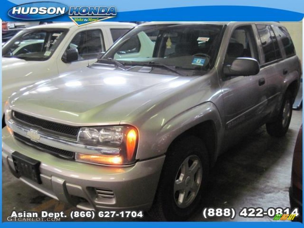 2002 TrailBlazer LS 4x4 - Light Pewter Metallic / Dark Pewter photo #1