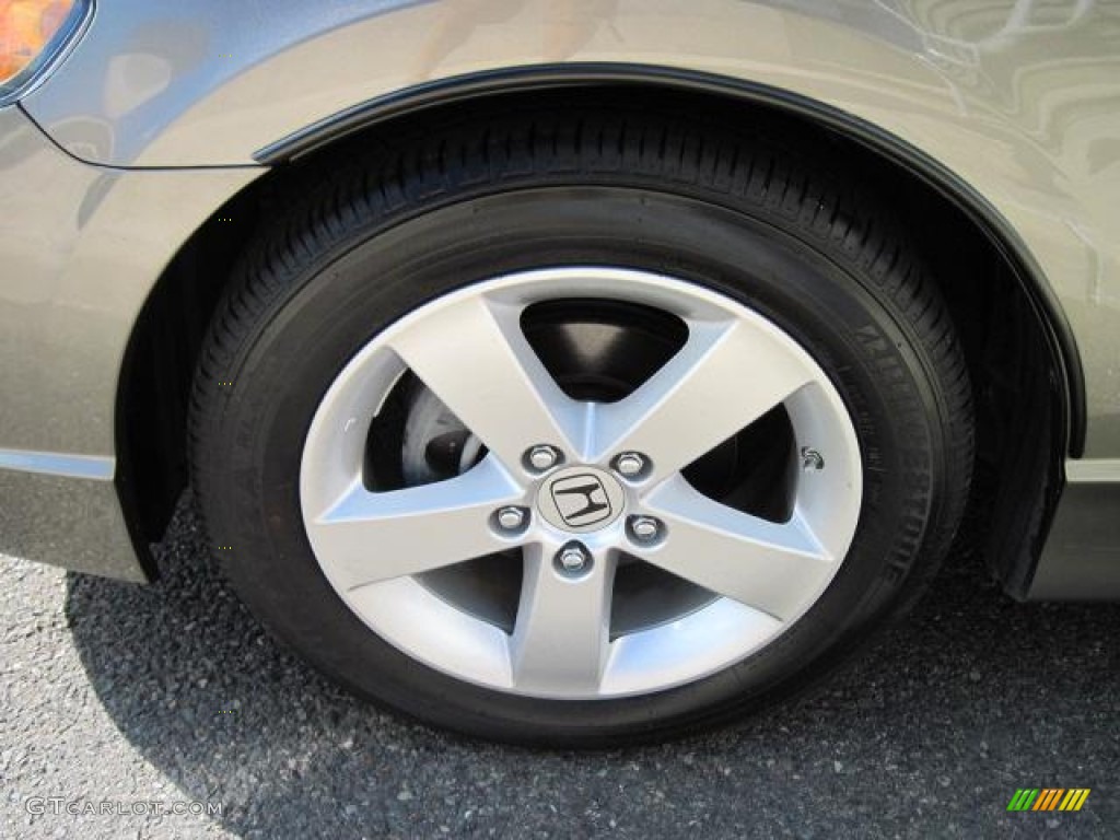 2008 Civic EX-L Sedan - Galaxy Gray Metallic / Gray photo #7