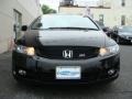 2010 Crystal Black Pearl Honda Civic Si Coupe  photo #2