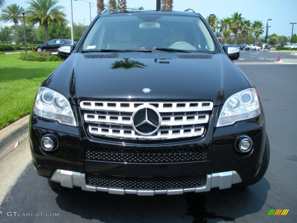 Obsidian Black Metallic 2009 Mercedes-Benz ML 550 4Matic Exterior Photo #50715883