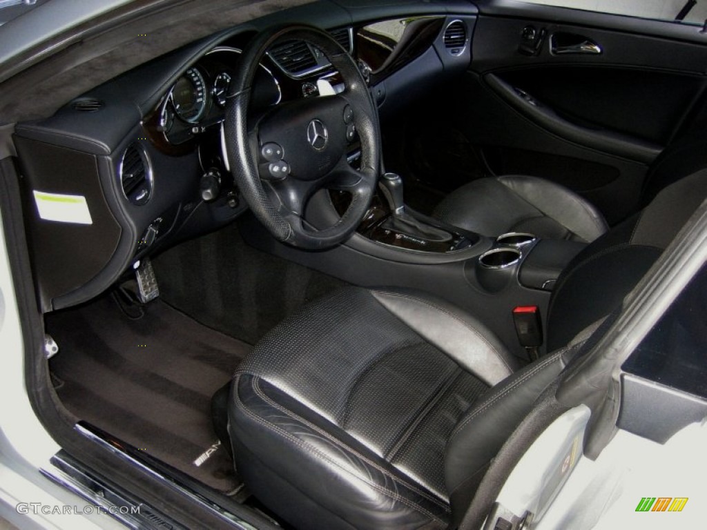 Black Interior 2008 Mercedes-Benz CLS 63 AMG Photo #50716330