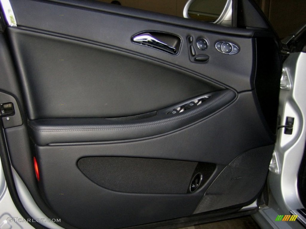 2008 Mercedes-Benz CLS 63 AMG Black Door Panel Photo #50716555