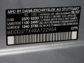 2008 CLS 63 AMG Iridium Silver Metallic Color Code 775