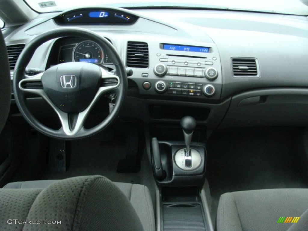 2010 Honda Civic DX-VP Sedan Gray Dashboard Photo #50716894