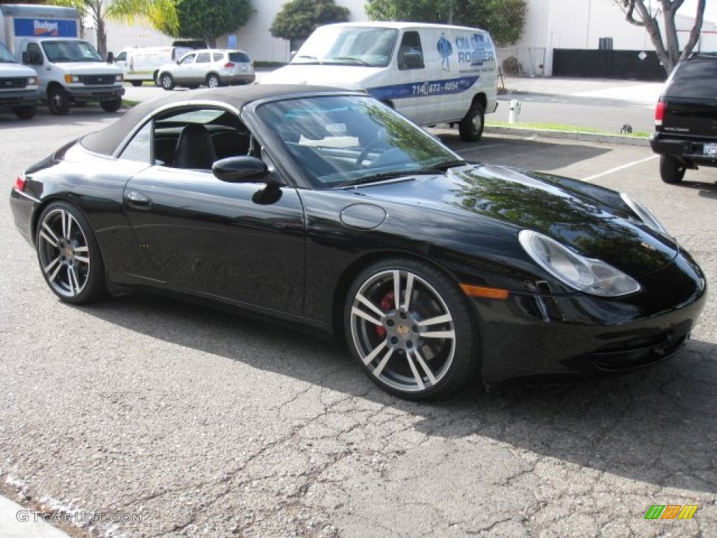 Black 2001 Porsche 911 Carrera Cabriolet Exterior Photo #50717446