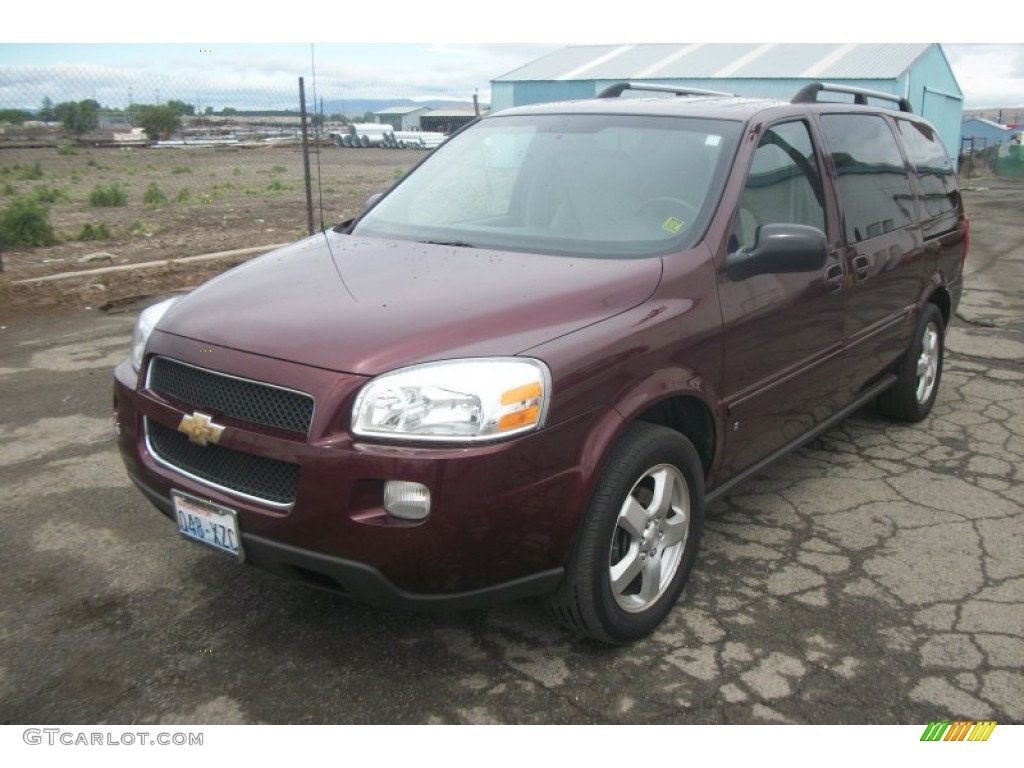 Bordeaux Red Metallic Chevrolet Uplander