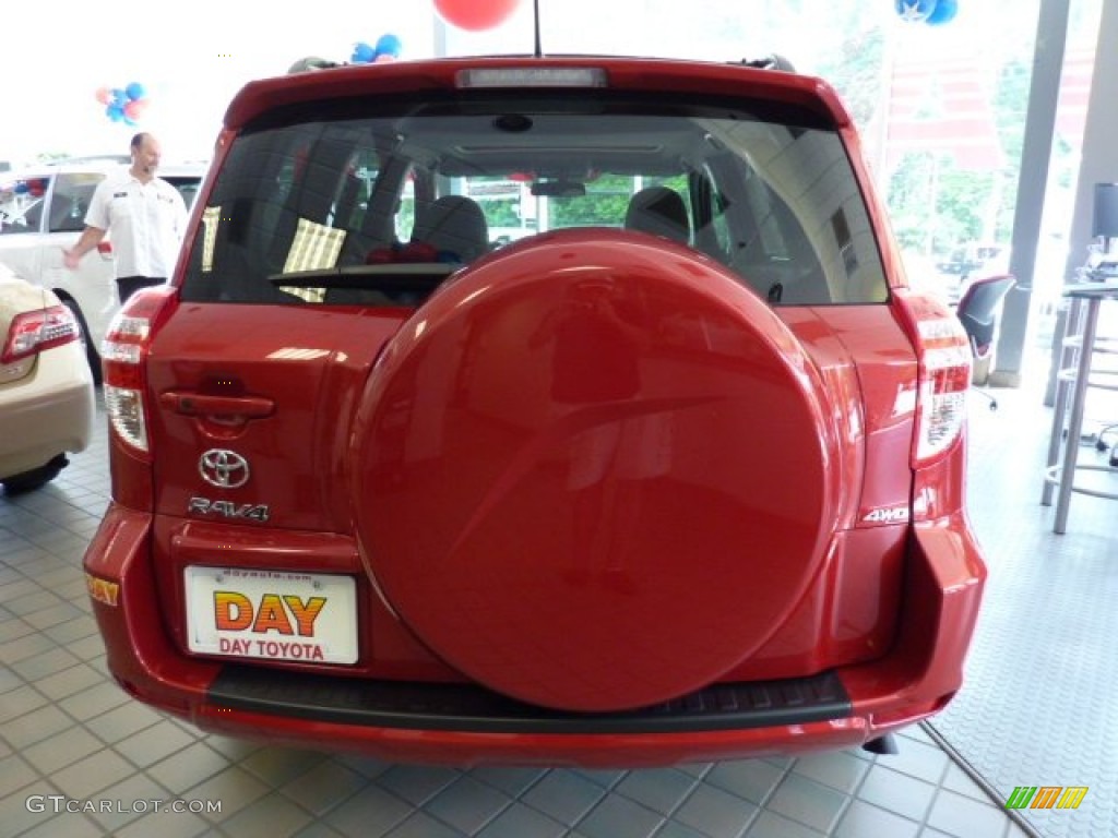 2011 RAV4 Limited 4WD - Barcelona Red Metallic / Ash photo #3