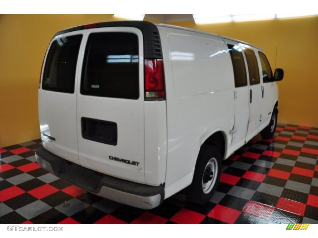 2001 Express 2500 Cargo Van - White / Medium Gray photo #4