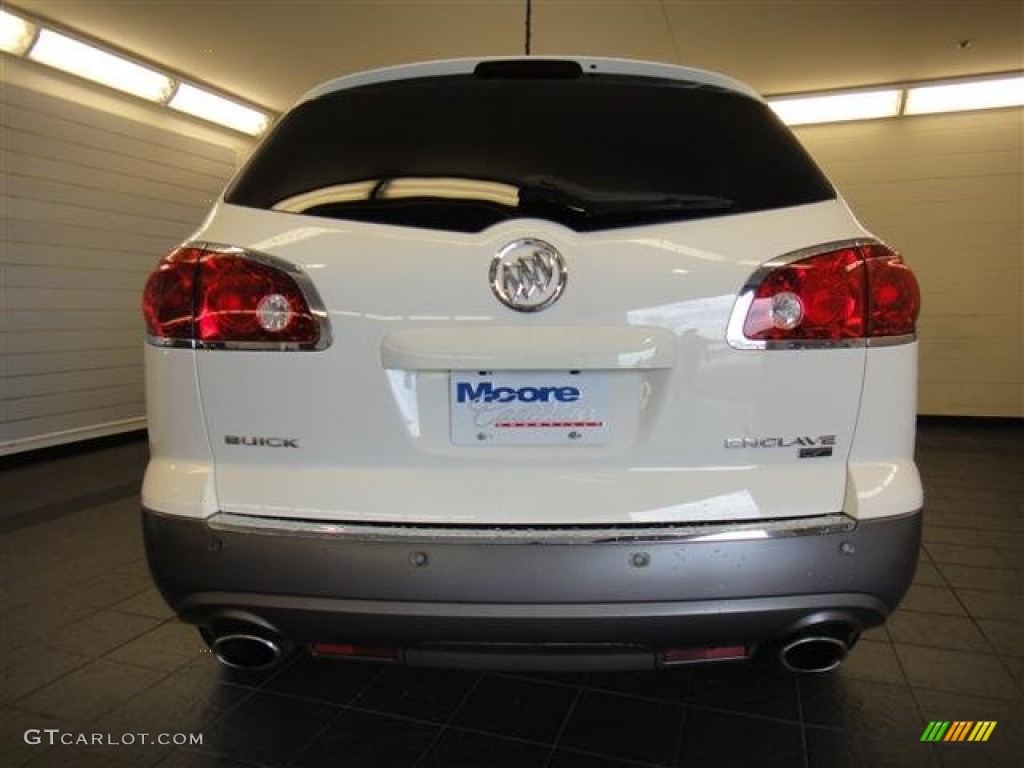 2008 Enclave CXL AWD - White Opal / Titanium/Dark Titanium photo #4