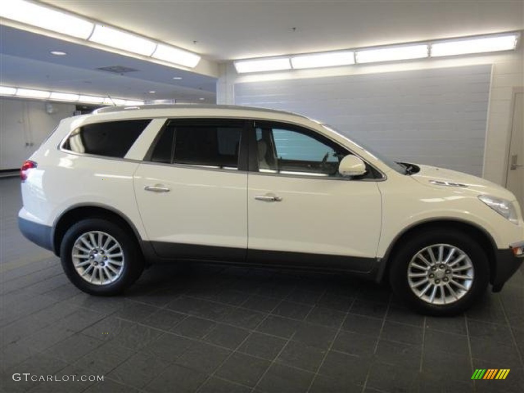 2008 Enclave CXL AWD - White Opal / Titanium/Dark Titanium photo #6