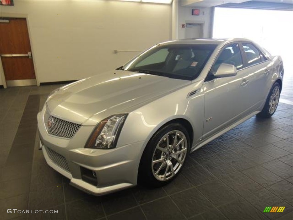 2009 CTS -V Sedan - Radiant Silver / Light Titanium/Ebony photo #8