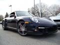 2009 Midnight Blue Metallic Porsche 911 Turbo Cabriolet  photo #32