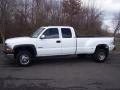 2001 Summit White Chevrolet Silverado 3500 LS Extended Cab 4x4 Dually  photo #4