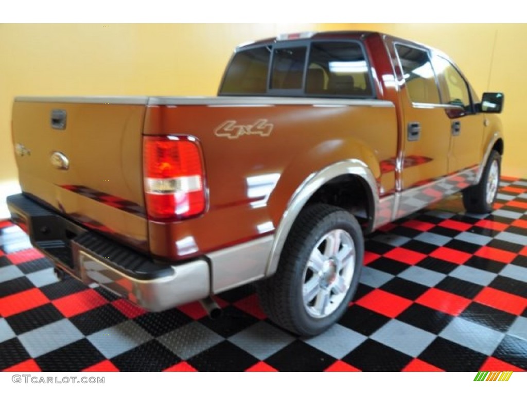 2006 F150 King Ranch SuperCrew 4x4 - Dark Copper Metallic / Castano Brown Leather photo #4