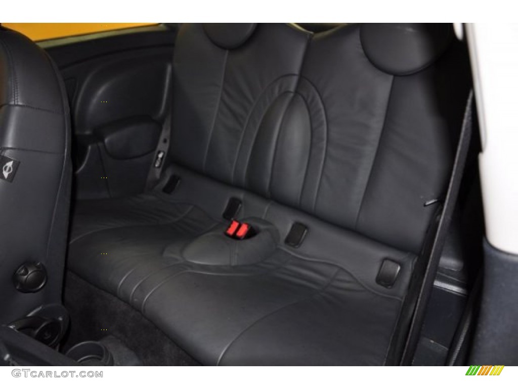 Panther Black Interior 2002 Mini Cooper S Hardtop Photo #50722027