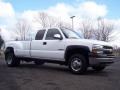 2001 Summit White Chevrolet Silverado 3500 LS Extended Cab 4x4 Dually  photo #16