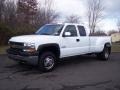 2001 Summit White Chevrolet Silverado 3500 LS Extended Cab 4x4 Dually  photo #18