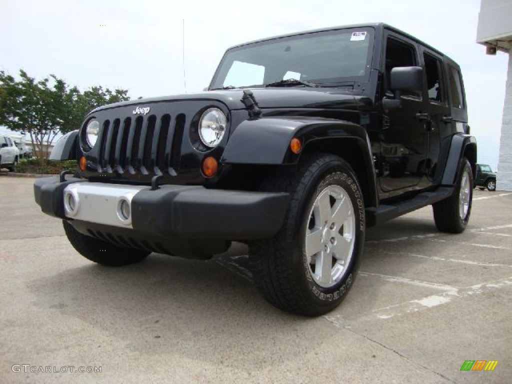 Black 2008 Jeep Wrangler Unlimited Sahara Exterior Photo #50722936