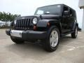 Black 2008 Jeep Wrangler Unlimited Sahara Exterior