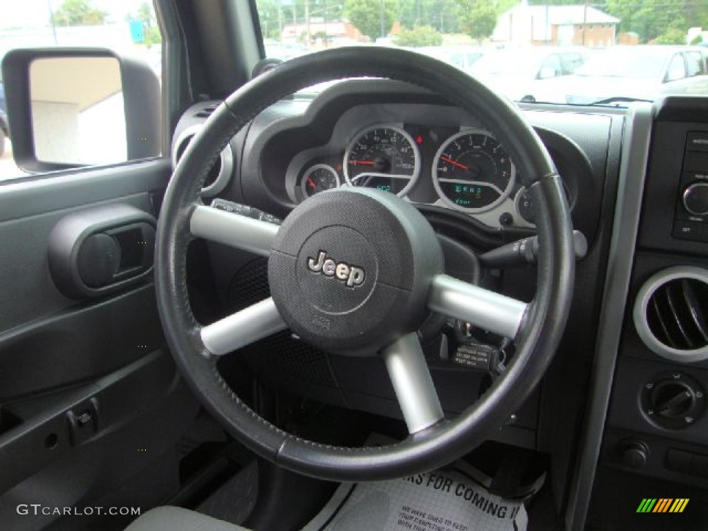 2008 Jeep Wrangler Unlimited Sahara Steering Wheel Photos