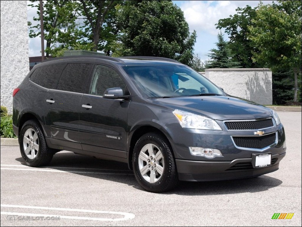 2009 Traverse LT - Cyber Gray Metallic / Ebony photo #1