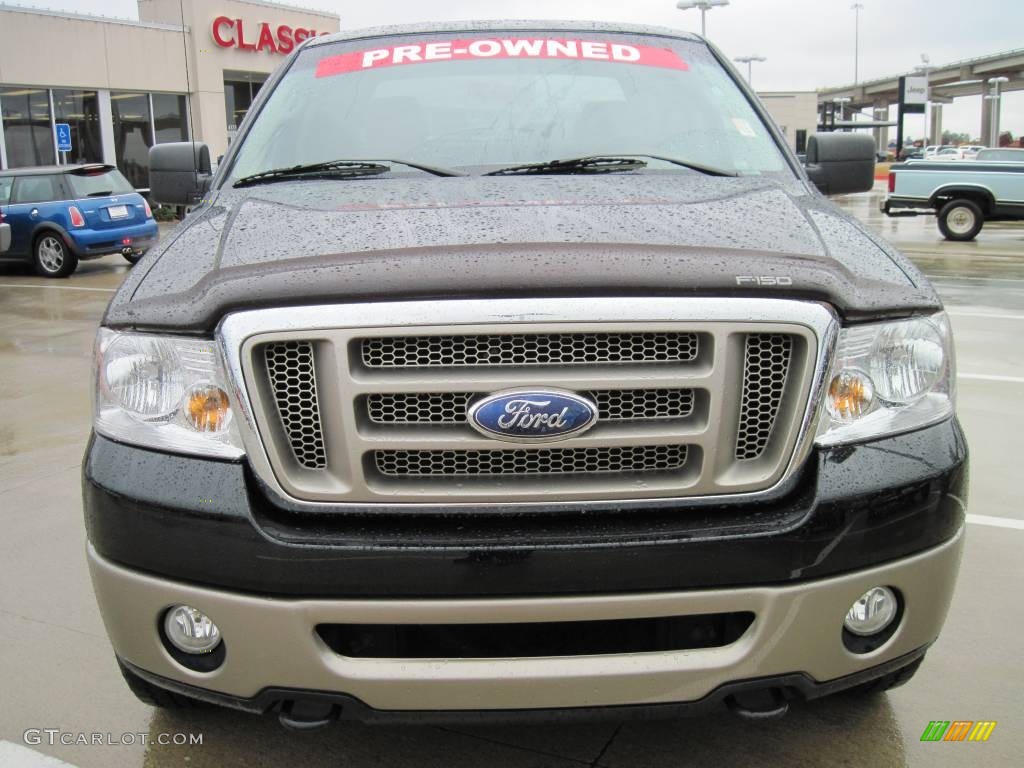 2006 F150 King Ranch SuperCrew 4x4 - Black / Castano Brown Leather photo #5