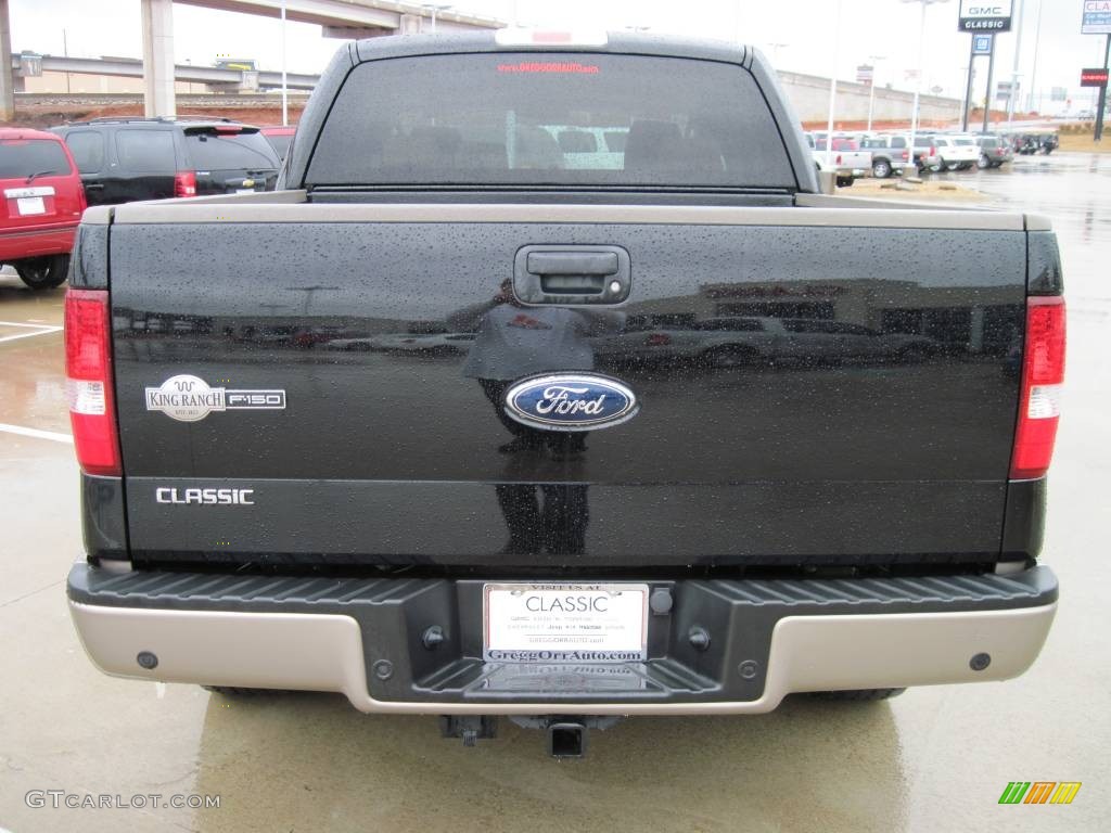 2006 F150 King Ranch SuperCrew 4x4 - Black / Castano Brown Leather photo #6