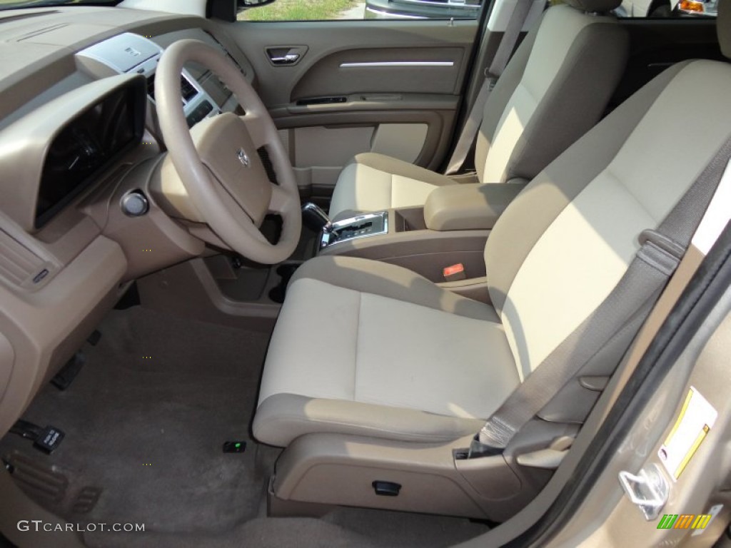 Pastel Pebble Beige Interior 2009 Dodge Journey SXT Photo #50724960