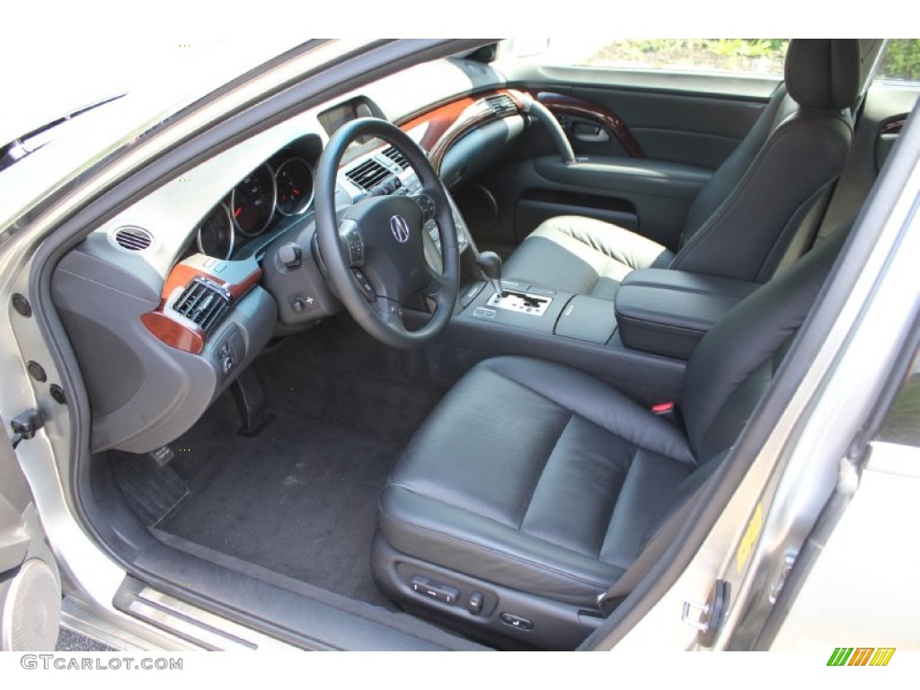 Ebony Interior 2008 Acura RL 3.5 AWD Sedan Photo #50725917