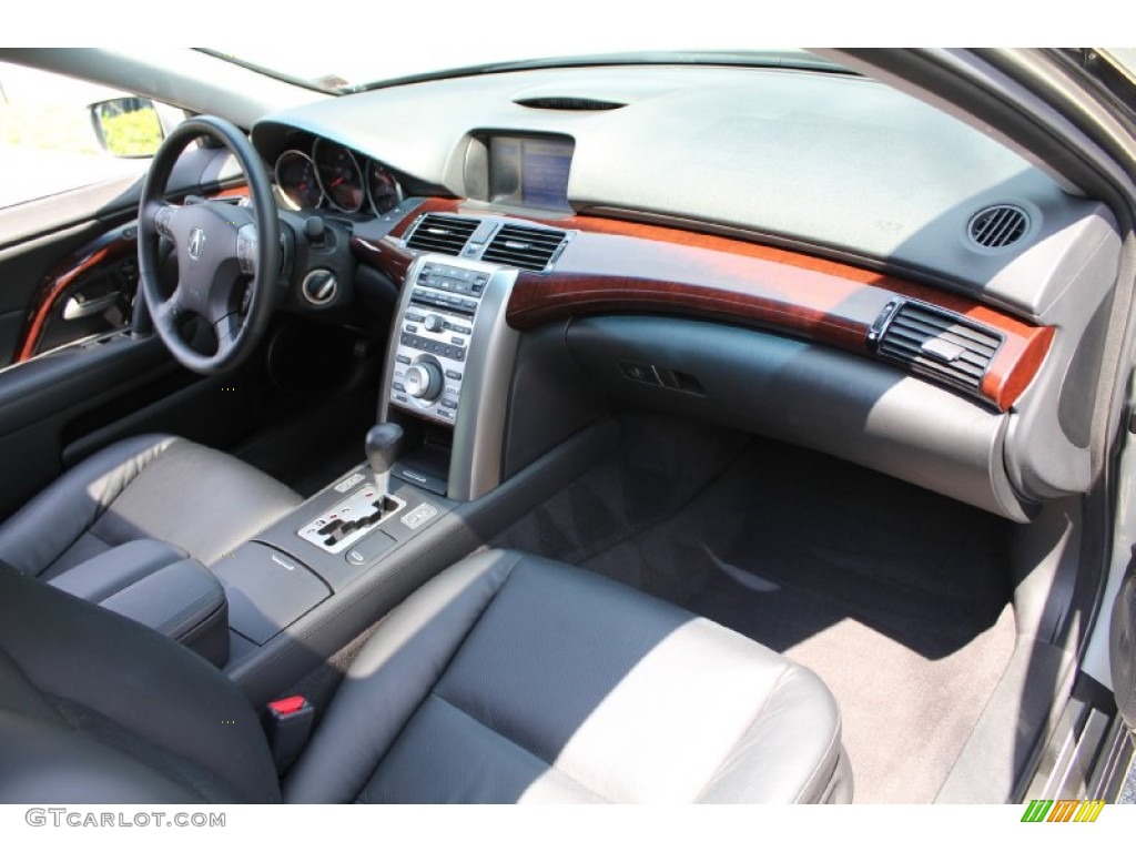 2008 Acura RL 3.5 AWD Sedan Ebony Dashboard Photo #50725947