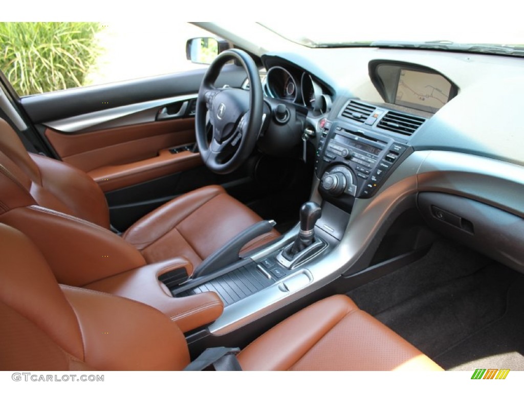 2009 Acura TL 3.7 SH-AWD Umber/Ebony Dashboard Photo #50726229
